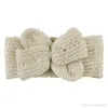 11color baby вязание шерстяной шерстяной узел баки для повязки головного повязка