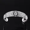 Kmvexo Royal Crystal Wedding Tiara Jewelry Jewelry Queen Headband Bridal Hair Accessories Princess Hair Bands Y200409