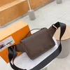 الخصر أكياس الرجال الرياضة حزمة مراوح مصمم الأزياء CrossbodyBags 21 * 15 سنتيمتر جذع نمط البني طباعة حزام حقيبة المرأة الخصر حزم