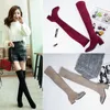 Hot Sale Fashion Thigh Winter New Over Knee Women Shoes Sexy High Heels Red Black Boots Warm