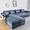 Please Order Sofa Set (2piece) If is L-shaped Corner Chaise Longue Sofa Elastic Couch Cover Stretch Sofa Covers for Living Room LJ201216