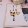 Novos colares de pingente de rua da moda colar de venda quente para homem mulher colar de pingente jóias de alta qualidade 2 cores
