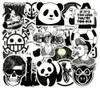 101 Pcs Black White Sticker Snowboard for PS4 PS5 Car Styling Sleigh Box Luggage Fridge Toy Vinyl Decal Home Decor Diy Cool Sticke273u