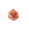 Sintesi Sabbia d'oro Gemme sciolte Incidere Dungeons And Dragons Gioco-Numero-Dadi Pietra personalizzata Gioco di ruolo Pietre poliedriche Set di dadi Ornamento all'ingrosso