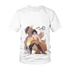 T-shirt da uomo Demon Slayer 3d Stampa Uomo Donna Moda Anime T-shirt Top Bambini Ragazzo Ragazza Hip Hop Magliette Camiseta Abbigliamento maschile Y220208