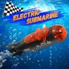 Мини -подводная лодка RC Speedboat Дистанционное управление водяным игрушечным игрушкам свиньи детские модели мини -симуляция Подарок дистанционный игрушечный лодка C4W2