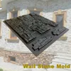 Moldes de concreto para parede, casa de jardim, telhas de pedra, molde de pedra, tijolos de cimento, pequena casa, molde para telha4721637