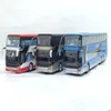 1:32 Doppeldecker-Bus-Legierung mit Ton und Licht, Rückkehrauto-Modell, Kinderspielzeug mit Lichtern, kostenloser Versand, Weihnachten, neues Geschenk, LJ200930