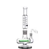 12.2 inchs Hookahs Big Glass water Bongs Freezable Coil Smoking Pipe Recycler Oil Rigs Ice Dab bong with 14mm joint