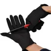 Gants anti-coupures Gants de cuisine de jardinage résistants Noir Blanc Gants de travail de sécurité anti-coupures de niveau 5 à haute résistance