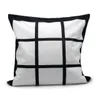 10st Winter Pillow Case Sublimation 9 Panel Blank Peach Skin Velvet Heat Transfer Cushion Cover 40*40cm
