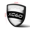 3D Metal Shield Badge Sticker för Volvo C30 XC60 XC90 S40 S60 S80 S90 V40 V60 V90 Fender Bakre midjestrunk Logo Dekal Bil Styling