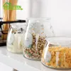 food sealed glass storage jar