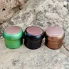 Toppuff 63mm 4 Parça Mantar Stil Uçak Alüminyum Herb Öğütücü Metal Tütün Öğütücüler Manuel Sigara Kırıcı