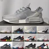 Originals NMD R1 V2 Core Noir Blanc R1 V2 Mens Baskets Baskets Exécuter des chaussures Mexico Oreo Oreo Aqua Tonalités Métallique Or Classique Femmes Mens Sports Fashion Extérieur