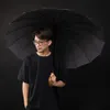 Parachase grande guarda-chuva de madeira à prova de vento 16 costelas negócios japonês longo lidar com guarda-chuva chuva feminino masculino 120cm golfe claro guarda-chuva t24834861