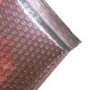 Torby do pakowania Rose Gold 50 SZTUK / partia Bubble Dopasuj Metallic Folia Mailer do pakowania prezent1