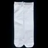 10pairs sublimatie diy wit blanco dubbelzijds printen kinderkousen maat 20-35 cm