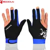 BOODUN 1 PCS Cue Billiard Pool Shooters 3 Fingers Gloves 5colors Billiard Gloves Snooker Gloves High Quality Billiard Accessorie Q0107