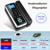 Smart Door Fingerprint Lock Electronic Digital Gate Opener Electric RFID Biometric Finger Print Säkerhetsglas Lösenordskort Y200407