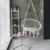 Round Hammock Swing Hanging Chair Outdoor Indoor Furniture Hammock Chair for Garden Dormitory Child Adult with Tools 1009