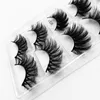 5 par syntetyczny fałszywe rzęsy Grube Crisscross Eye Lashes Zestaw przedłużający My5-1