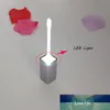 50pcs 7ML LED argento chiaro contenitore cosmetico per rossetto strumento per il trucco bottiglia di correttore quadrata in plastica tubo per lucidalabbra con specchio