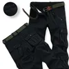 Vinterförtjock Fleece Army Cargo Tactical Pants Overaller Mäns Militär Bomull Casual Byxor Varm Loose Baggy Joger 220325