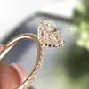 Solitaire 925 Sterling zilver 2ct kussen gesneden diamant bruiloft verlovingsringen voor vrouwen mode ring vinger fijne sieraden groothandel
