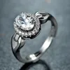 Bague Ringen S925 Sterling Silver Ring for Women Simplicity Temperament Popular Dating Wedding Lovely Sweet Birthday Present Y200321