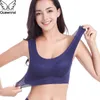 Quenral 원활한 여성 브래지어 플러스 사이즈 브래지어 3XL 4XL 5XL 6XL Brassiere 푸시 업 브 랄 레이트 대형 액티브 브래지어 와이어 무료 속옷 201202