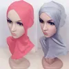 Tampa completa de algodão muçulmano interno Hijab Cap Head Islâmico Use Hat Underscarf Colors12830258