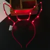 Party Glowing Supplies Bunny Cute Rabbit Ears Hair Accessories Festival Hoop Lovely LED Effect Women Gift Band