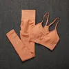 ATHVOTAR, conjunto de Yoga sin costuras para mujer, 2 piezas, trajes deportivos para Fitness, ropa de gimnasio, Sujetador Push Up, Leggings de cintura alta, conjunto de entrenamiento Y1225