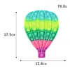Ballon Air Ballon Push Bubble Fidget Toys Décompression Rainbowcolor Soulagement Soulagement Strips Squishy Simple Dimple550Z248E