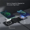 OEM Quality 3 in 1 Foldable Magnetic Wireless Charger for iPhone 13 11 12 Pro Max Portable Charger Apple Watch AirPods 3 with Retail Box