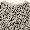 Kvinnor Leopard Skriv ut T-shirt Casual Toppar Tee Lady Short Sleeve T-shirt Top Woman Fashion Blouses Plus Storlek