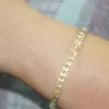 Mg0035 all'ingrosso braccialetto di citrino grado AA 4 mm mini braccialetto di pietra preziosa donna giallo giallo cristallo braccialetto a mano yoga monili monili