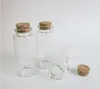 360 x 30ml Clear Glass Bottle with Wood Cork 30*70*17mm Empty Stopper Vial Used for Storage Craft Container