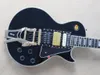 2014 Ny god kvalitet Custom Black Beauty Rocker Jazz Big Black Electric Guitar Three Pickups8595086
