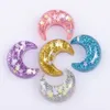 Nowe Hurtownie Gwiazdy i Księżyc Rhinestone Stop Metalowy Charms Custom Design Sandals Charms Kamienne buty Dekoracje