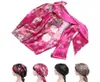 Nieuwe Dames Dames Mutsen Hoed Zijde Nacht Slaap Cap Haar Bonnet Hoed Hoofd Cover Satijn Turban Wrap Headscarf1