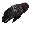 GK-224 Luva de malha de couro de proteção de carbono para motocicleta Downhill Bike off-road luvas de motocross para homens 284t