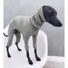 Italiensk vinthund Hundkläder Mjuka bekväma hundkläder Jumpsuit Pet Turtleneck Pyjamas för medelstora stora hundar Pharaoh Hound Whippet Shepherd Pjs S-5XL A265