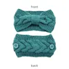 13 stylów Zimowa Kniczka Opaska na głowę cieplejsze Ucha Turban Button Fairband z maską głowa dla kobiet dziewczęta moda joga