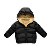 Down Coat Cootelili Fleece Winter Parkas barnjackor för flickor pojkar varmt tjock sammet barns baby ytterkläder spädbarn överrock A220826