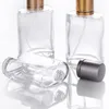 50 Pcs 30 ml Rond Parfum Vaporisateur Bouteille Vaporisateur Réutilisable Bouteille Transparent Verre Nébuliseur Livraison Gratuite LX3571