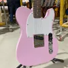 Aged Electric Guitar Light Relic Pink Color Elder Body Rosewood Fingerboard High Quality5252202