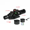 Canis Latrans Scope 1-4x24 Irf Polowanie Rifle Zabytki z 1x Mini Red Dot Scope na zewnątrz Airsoft CL1-0292