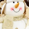 クリスマススノーマンドールズギフト年のクリスマスツリーデコレーションケーストデコラティエスマス玩具の置物Arbol de Navidad 201027